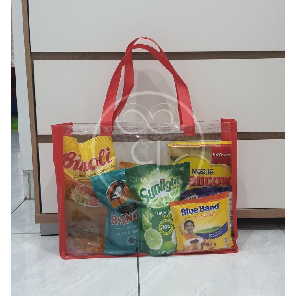 

Tas Mika Spundbond / Goodie Bag Ultah Hampers Souvenir Premium / Tas Souvenir / Totebag Hampers