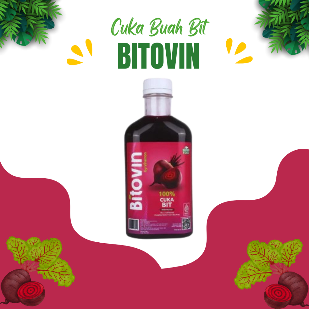 

Bitovin Cuka Buah Bit Murni 100% Alami Solusi untuk Kesehatan Jantung dan Penambah Darah