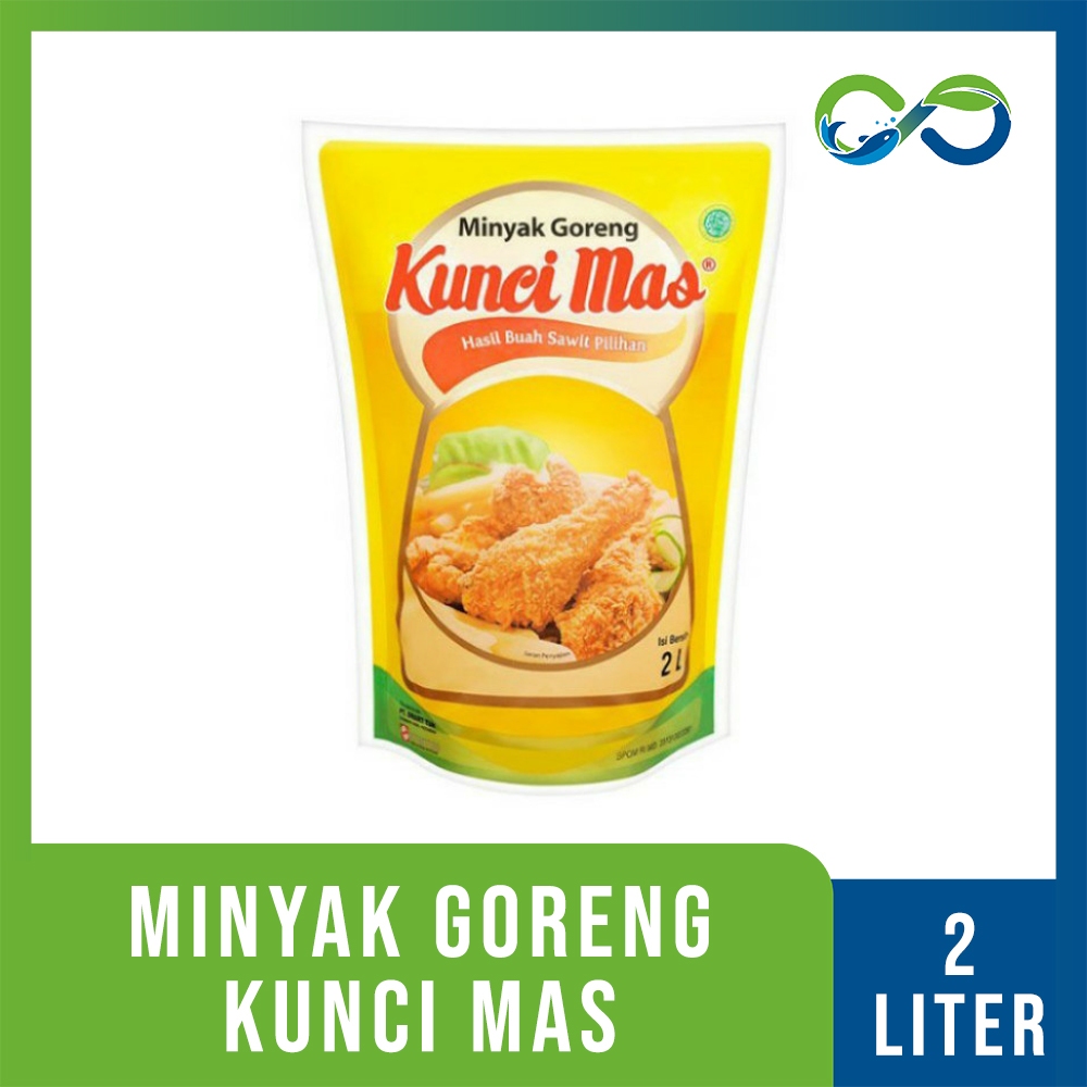 

[AquaEcoFarm] Kunci Mas Minyak Goreng Premium Cooking Oil Pouch 2L Bandung