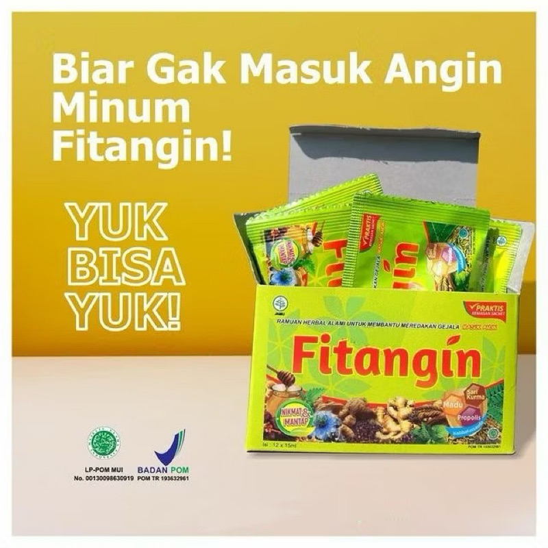 

FITANGIN - Minuman Herbal Mencegah Gejala Masuk Angin