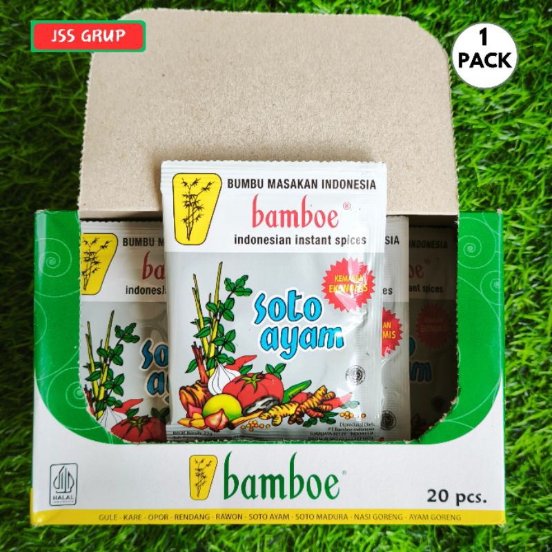 

Bumbu bamboe soto ayam per box isi 20 pcs murah (box)