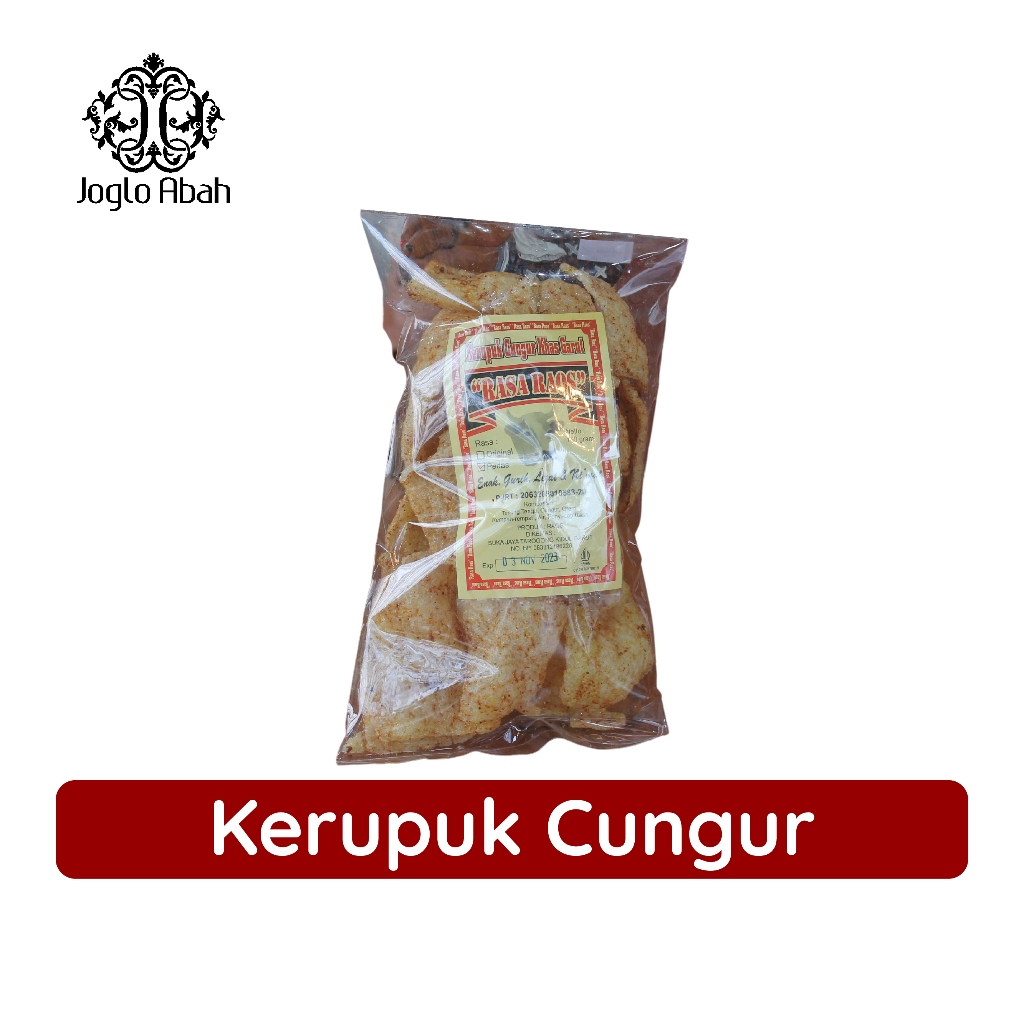 

Rasa Raos Kerupuk Cungur Pedas - Joglo Abah