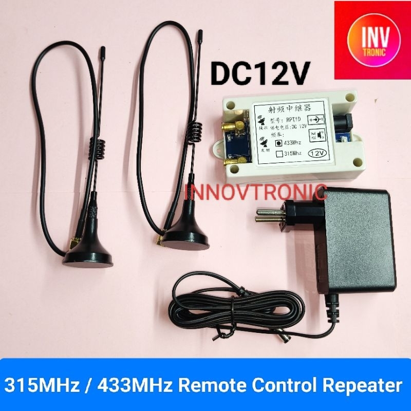 315MHz / 433MHz Wireless Remote Control Repeater Signal Amplifier
