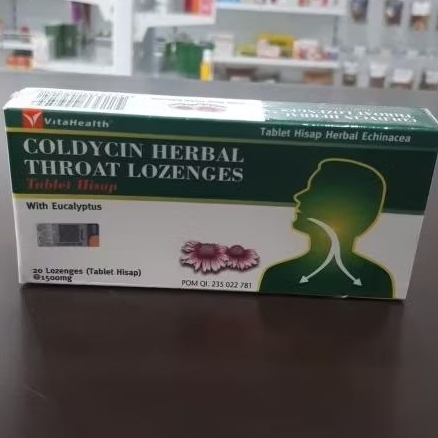 Vitaheatlh Coldycin Herbal Throat Lozenges 20's