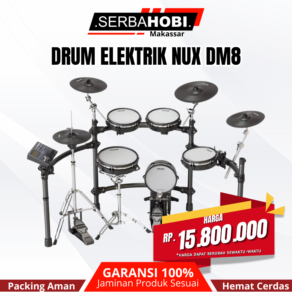 SET DRUM ELEKTRIK NUX DM8 / Nux DM 8 Electric Drum Kit