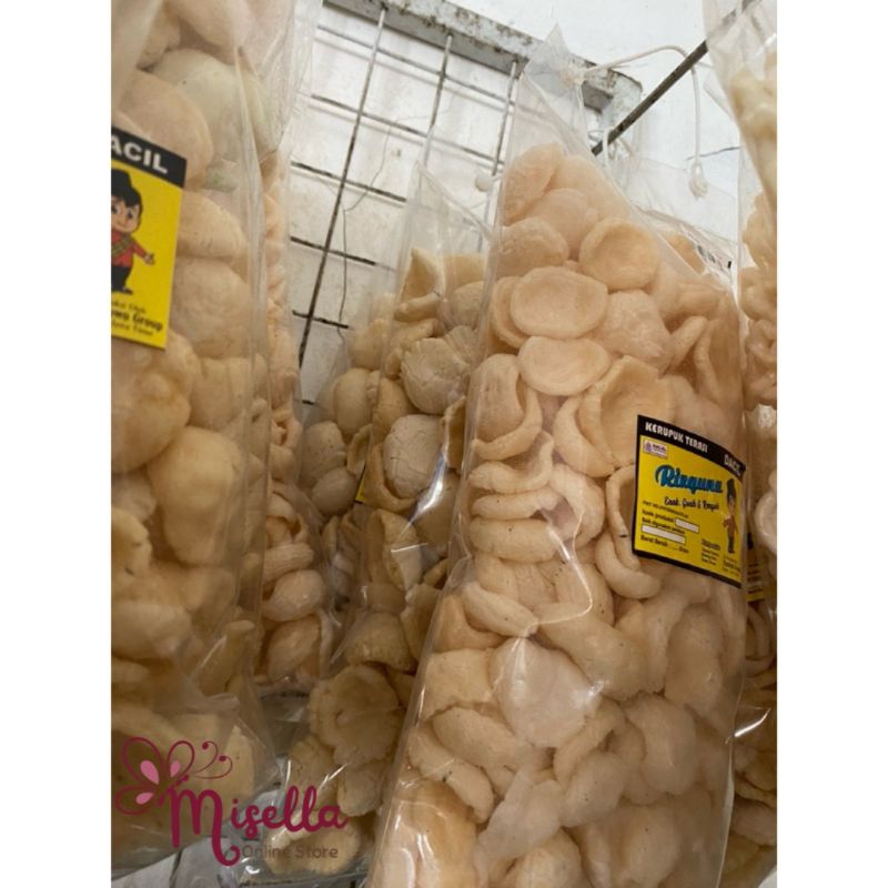 

Kerupuk Goreng Pasir Rasa Terasi Berat 115 Gram