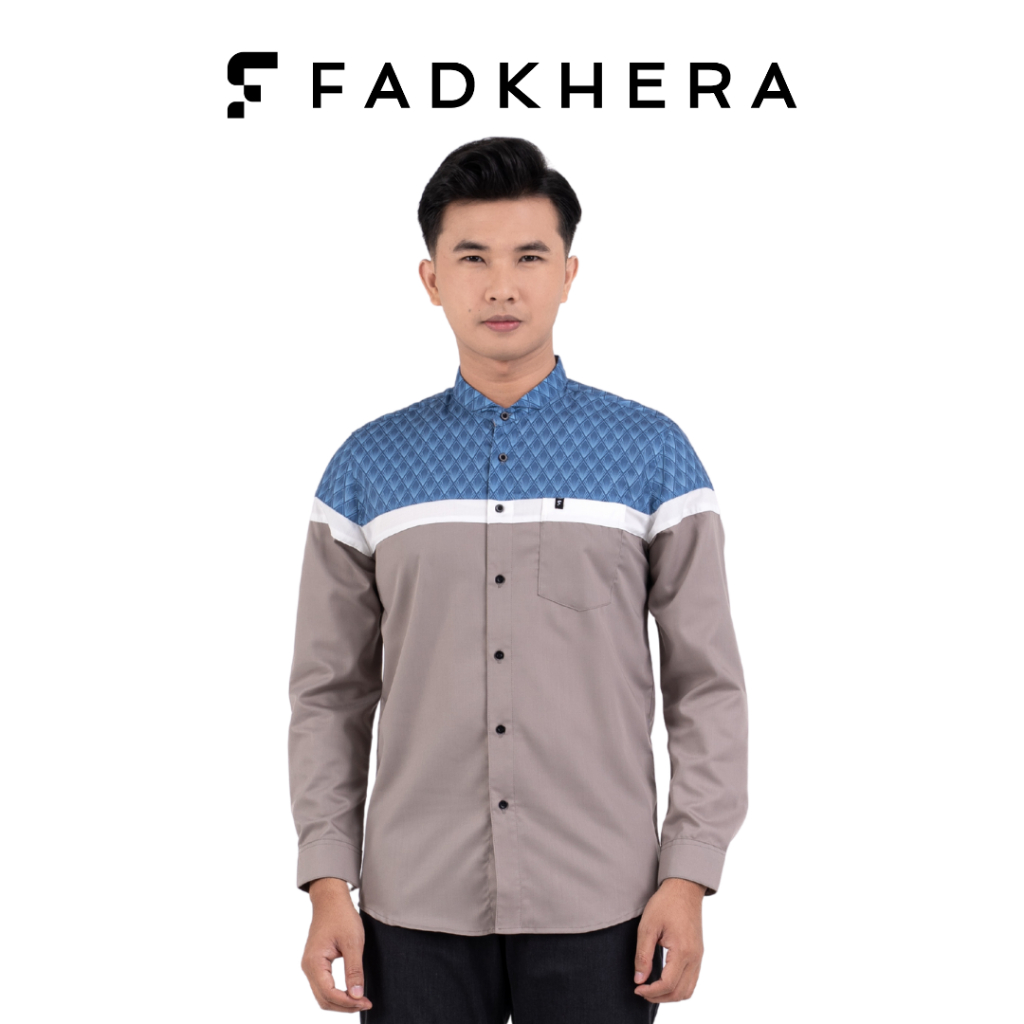 FADKHERA JAZEEL 1.0 | Fadkhera Official Store Baju Koko Kemeja Pria Dewasa Lengan Panjang Depok