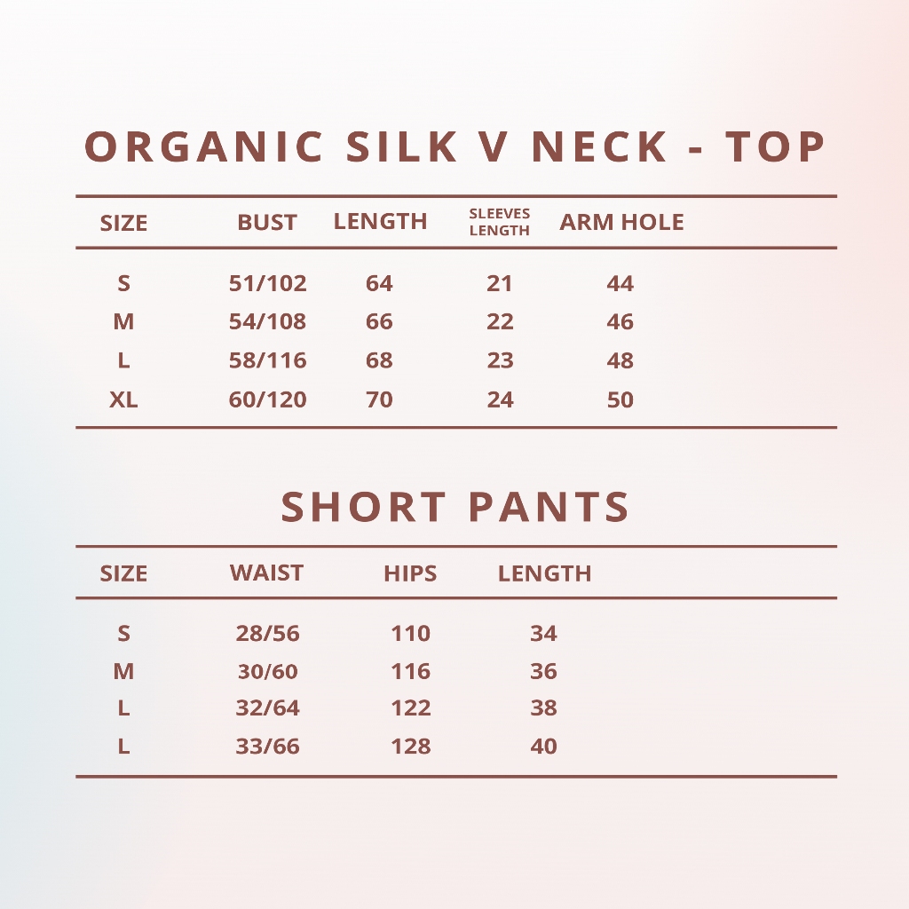 PROMO DISKON Cielyn Organic Silk Ruby Collection Set Baju Tidur Wanita