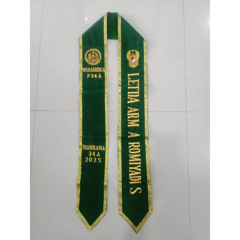 Selempang TNI AD Selempang wisuda TNI AD TNI AL TNI AU