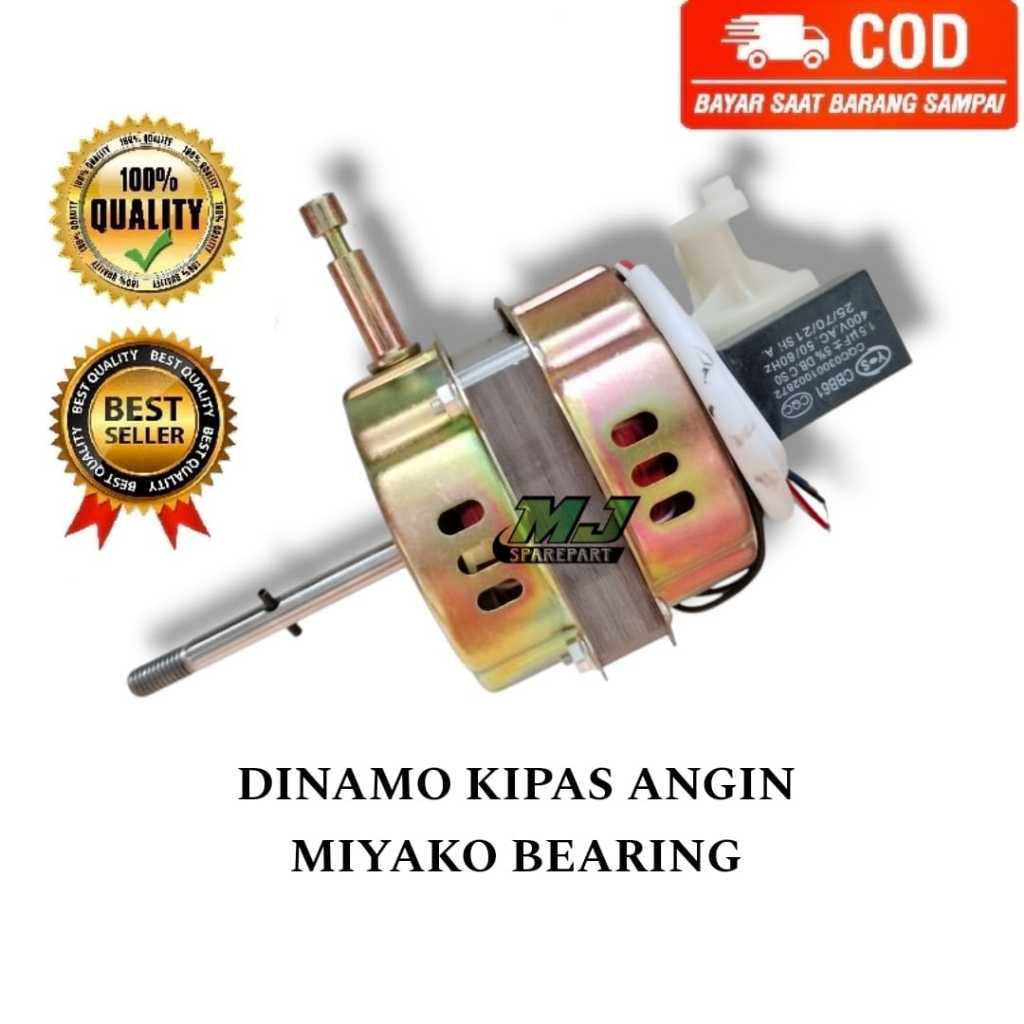MJ Sparepart Dinamo Kipas Angin Miyako Bearing