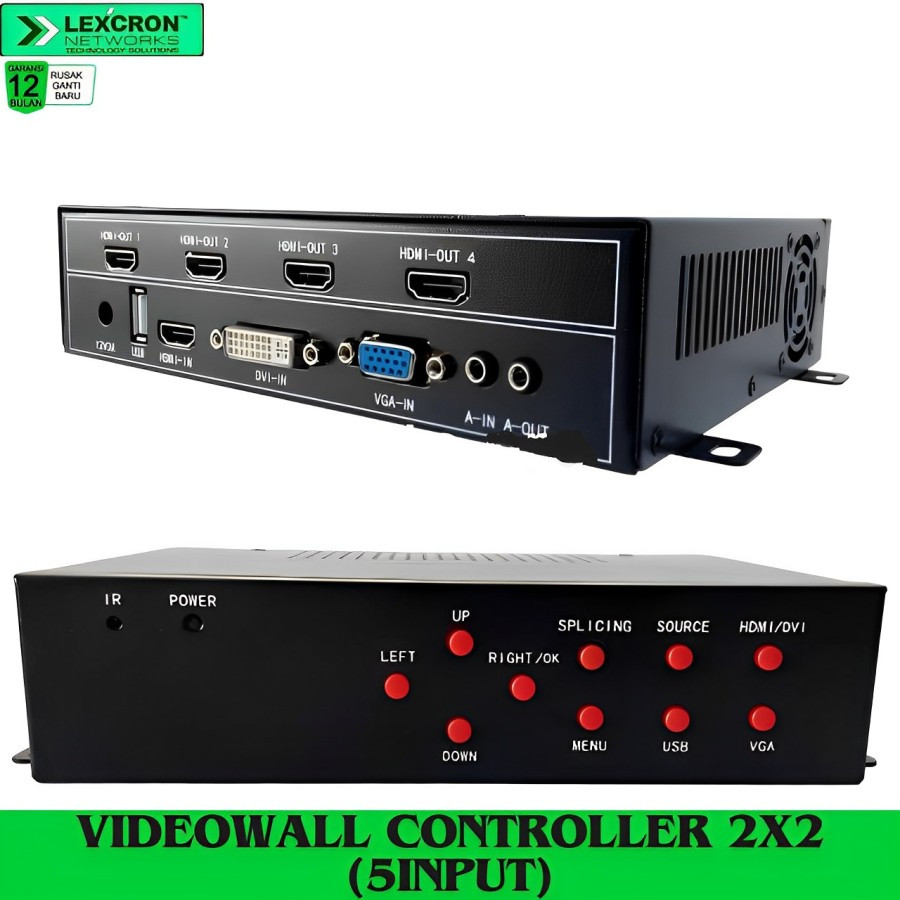 Lexcron Video wall 2x2 controller for Led Tv wall