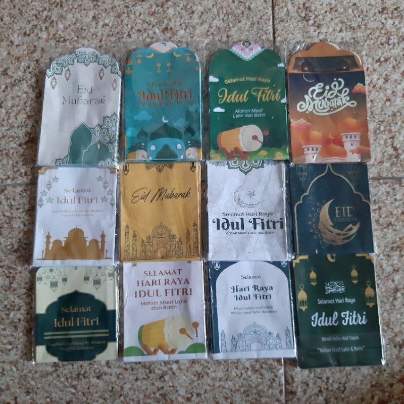

[Hyde] AMPLOP ANGPAO LEBARAN MEDIUM MOTIF MUSLIM | 1 Pack isi 10 Pcs