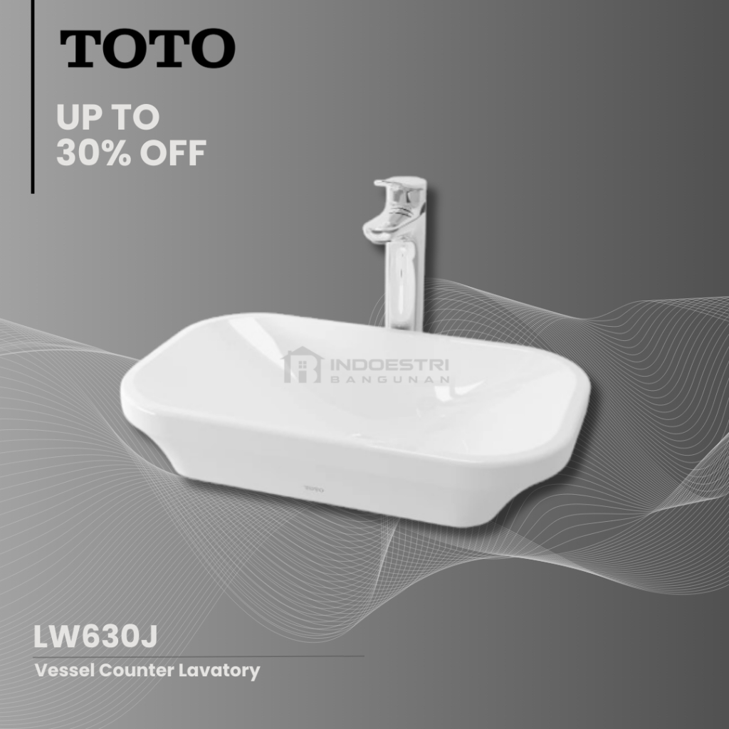 Wastafel TOTO LW 630 J / Wastafel Meja TOTO (Body Only)