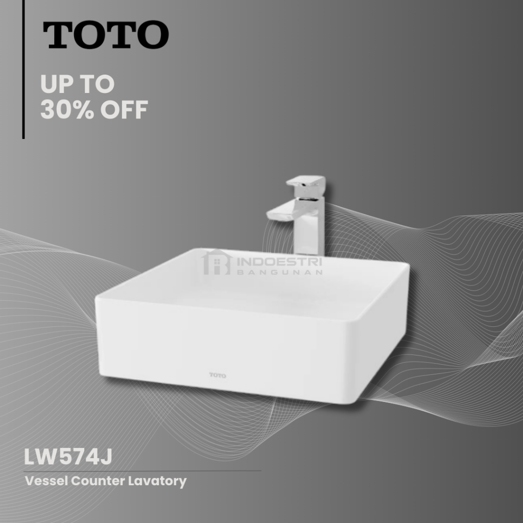 Wastafel TOTO LW 574 J / Wastafel Meja TOTO (Body Only)