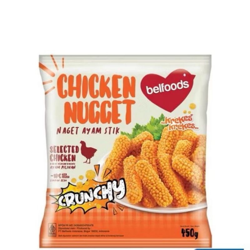 

belfoods nugget cruncy stick 450 gr