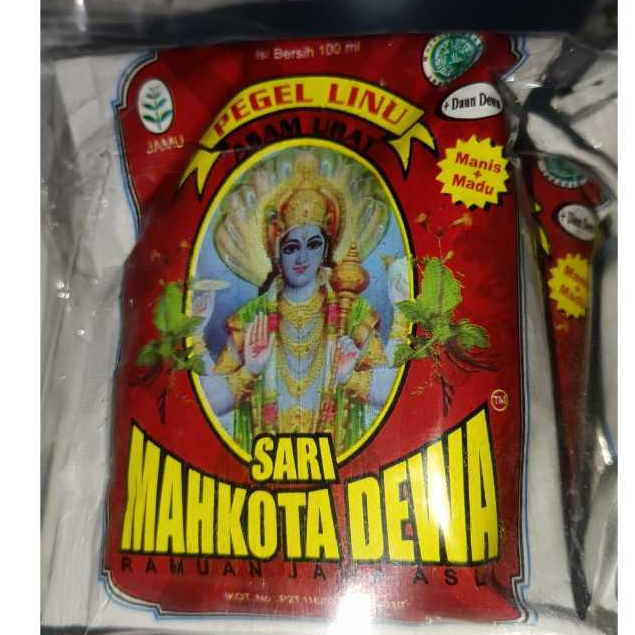 

Mahkota Dewa! Jamu Tradisional Pegel Linu 1 Pack isi 12 Sachet {PAKET HEMAT}