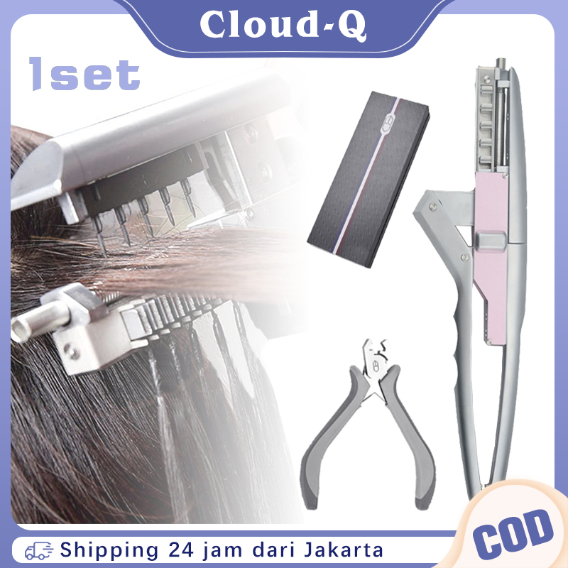 6D 2 Generation Hair Extension Alat Sambung Rambut No-Trace Hair Extension Dengan Hair Remove Plier