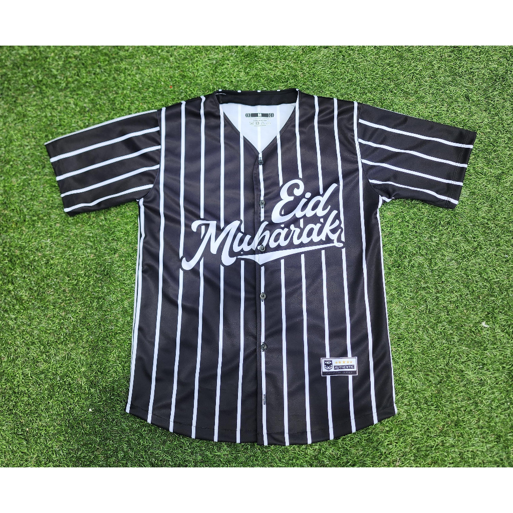 EMCN Baseball Eid Mubarak Anak 2-13 th dan Dewasa Casual / Boys / Girls / Jersey / Couple / Family