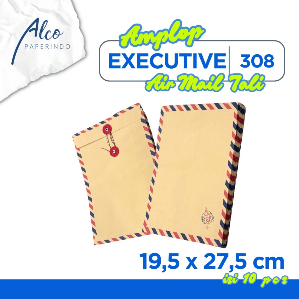 

Amplop AIRMAIL tali 308 isi 10