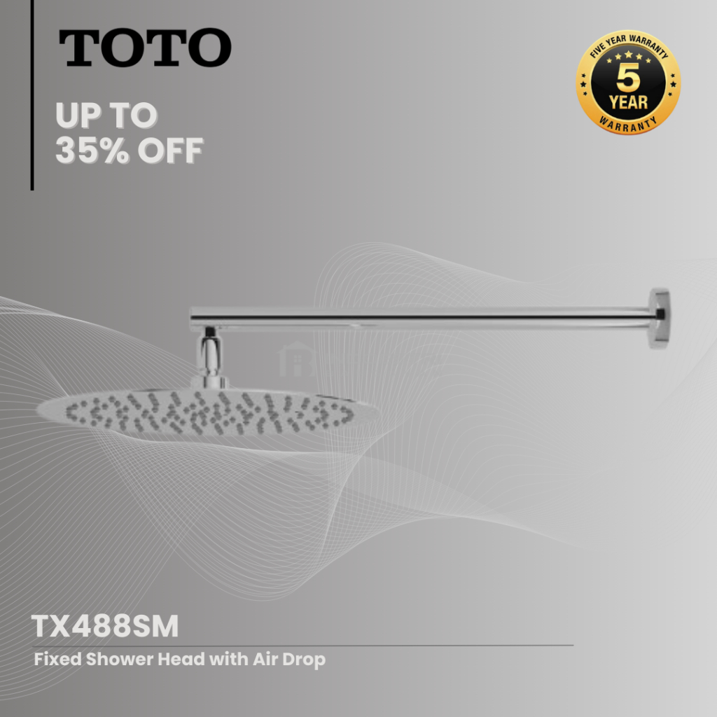 Fixed Shower Head TOTO TX 488 SM / Rain Shower TOTO TX488SM