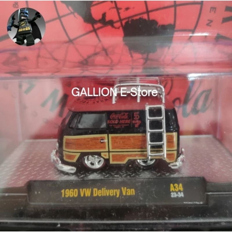 m2 machines 1960 vw delivery van cocacola red card