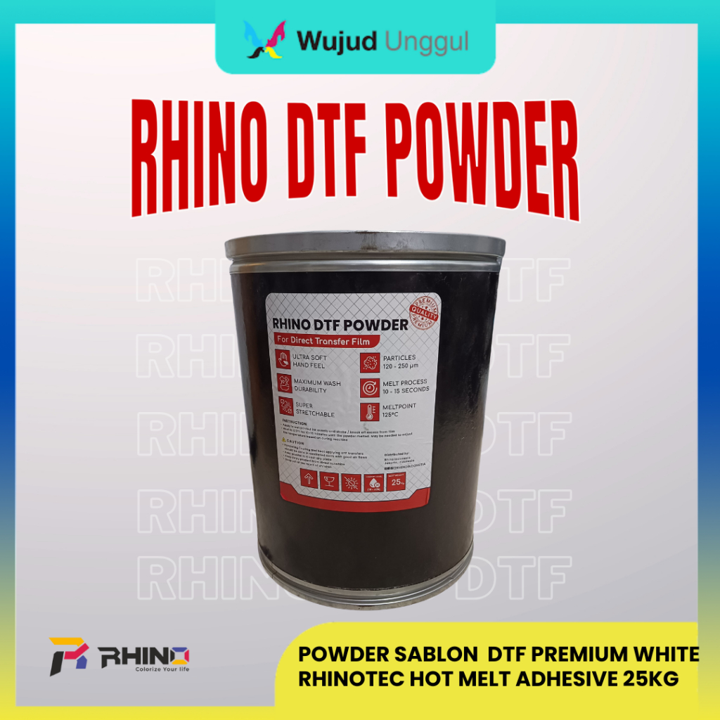 RHINO DTF POWDER 25 KG I DTF POWDER SABLON DTF HOT MELT ADHESIVE POWDER