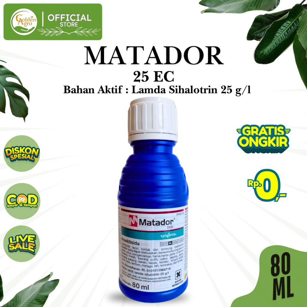 INSEKTISIDA MATADOR 25EC EC 80ML ML