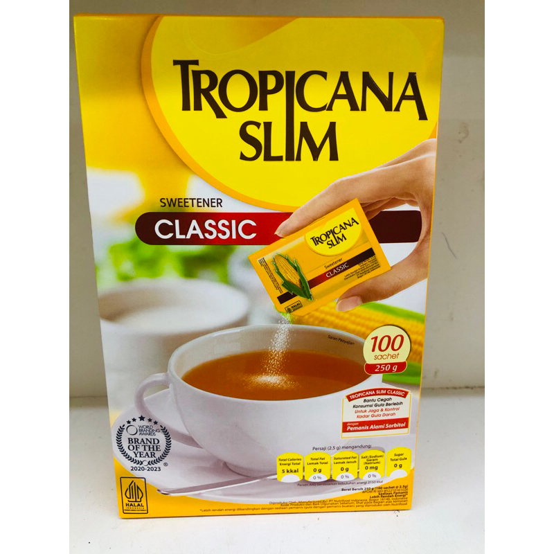 

TROPICANASLIM CLASSIC ISI 100 SACHET
