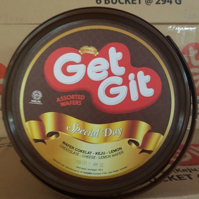 

Kue Lebaran Idul Fitri Assorted Wafers GET GIT wafer 294g getgit