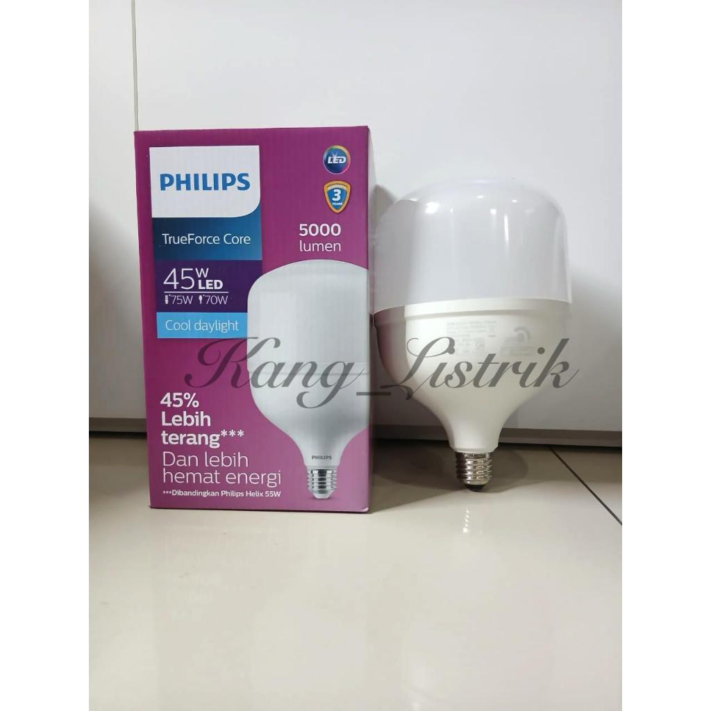 Bohlam Lampu Philips True Force LED 45Watt Lampu LED Philips 45W TForce Core