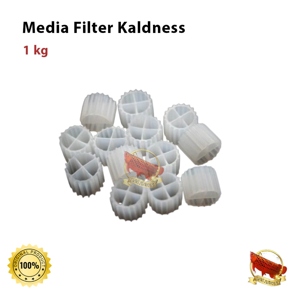 Kaldness K1 Plus 1kg - Kaldnes K1 Plus 1000 gram Media Filter MBBR Aquarium Kolam