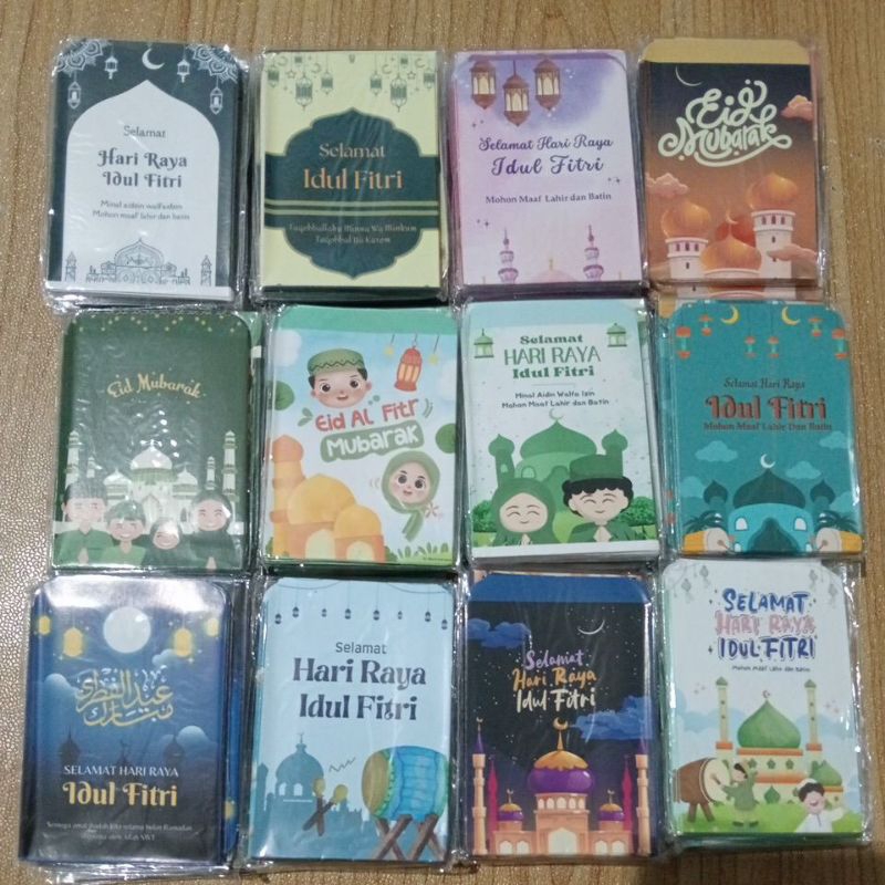 

AMPLOP LEBARAN MINI size 5,5x9 cm 1 pack isi 10 amplop