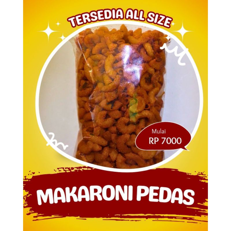 

Makaroni mini pedas, makaroni extra daun jeruk, makaroni viral