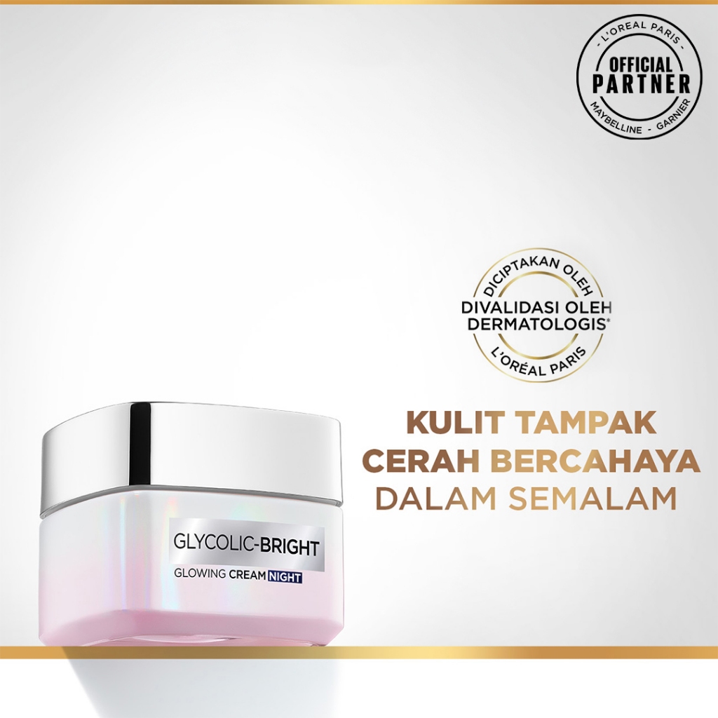 LOREAL Glycolic Bright Glowing Night Cream 50ml