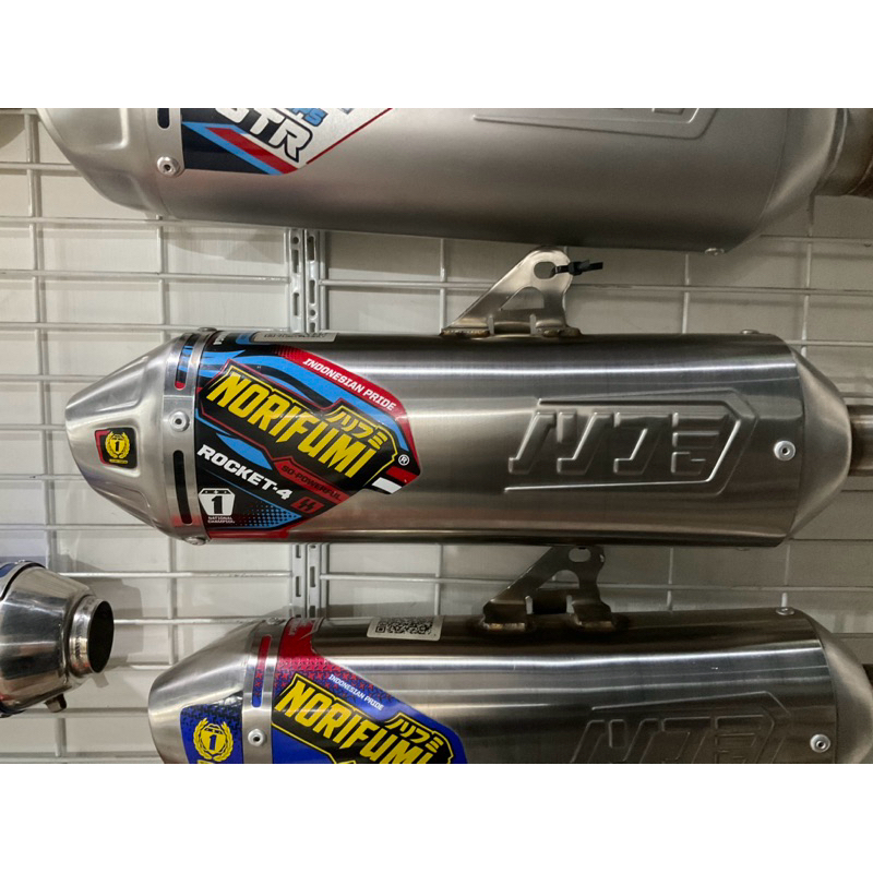 KNALPOT NORIFUMI ROCKET 4 STANDART KLX CRF WR DTRACKER 150 ORIGINAL PNP
