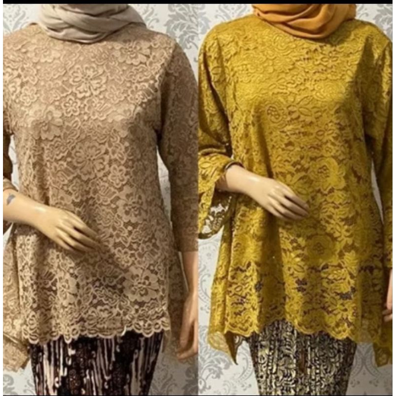 PREMIUM ATASAN KEBAYA RINJANI//REALPICT KEBAYA RINJANI//KEBAYA BROKAT