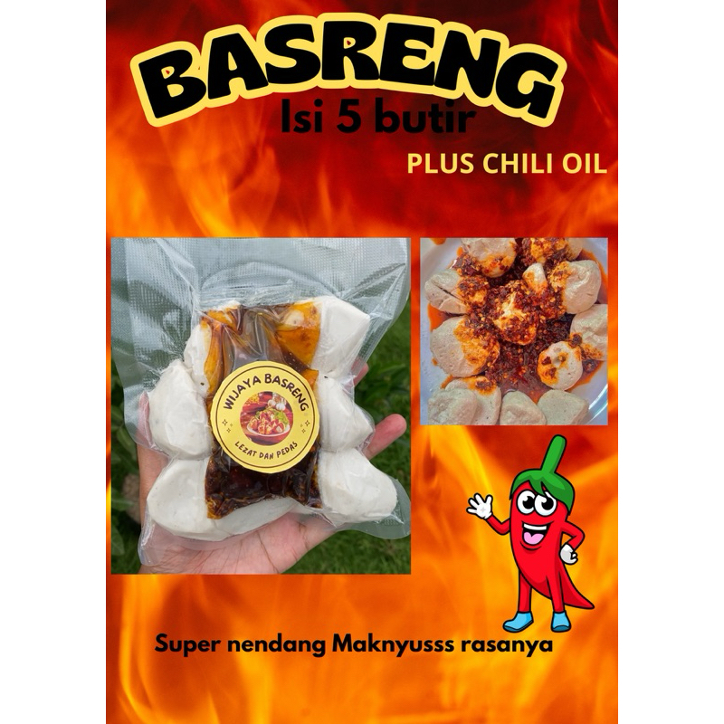 

BASRENG MENTAH CHILI OIL VIRAL ENAK isi 5 dan isi 10