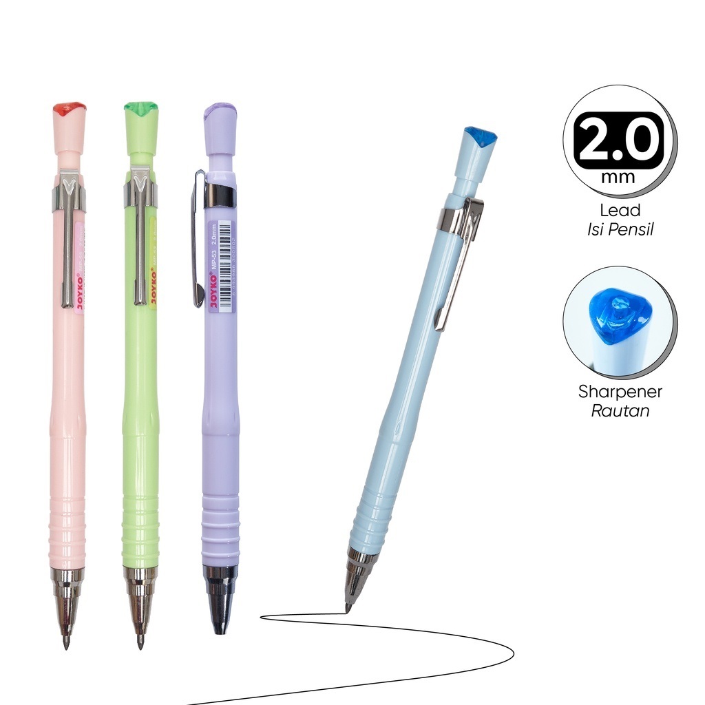 

PENSIL MEKANIK JOYKO MP-53 2.0 MM 1 PACK ISI 12 PCS