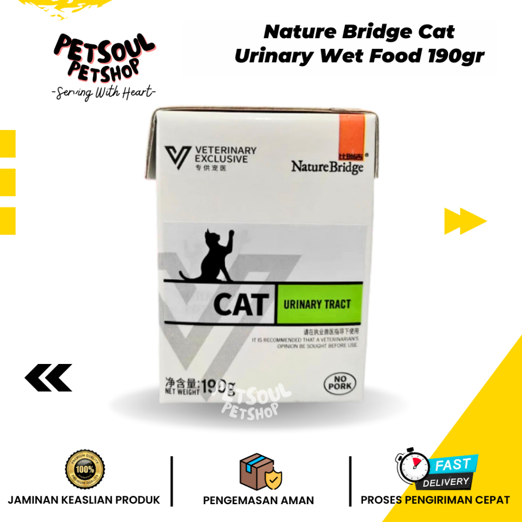 Nature Bridge Cat Urinary Wet Food 190gr - NB Urinary Cat Food