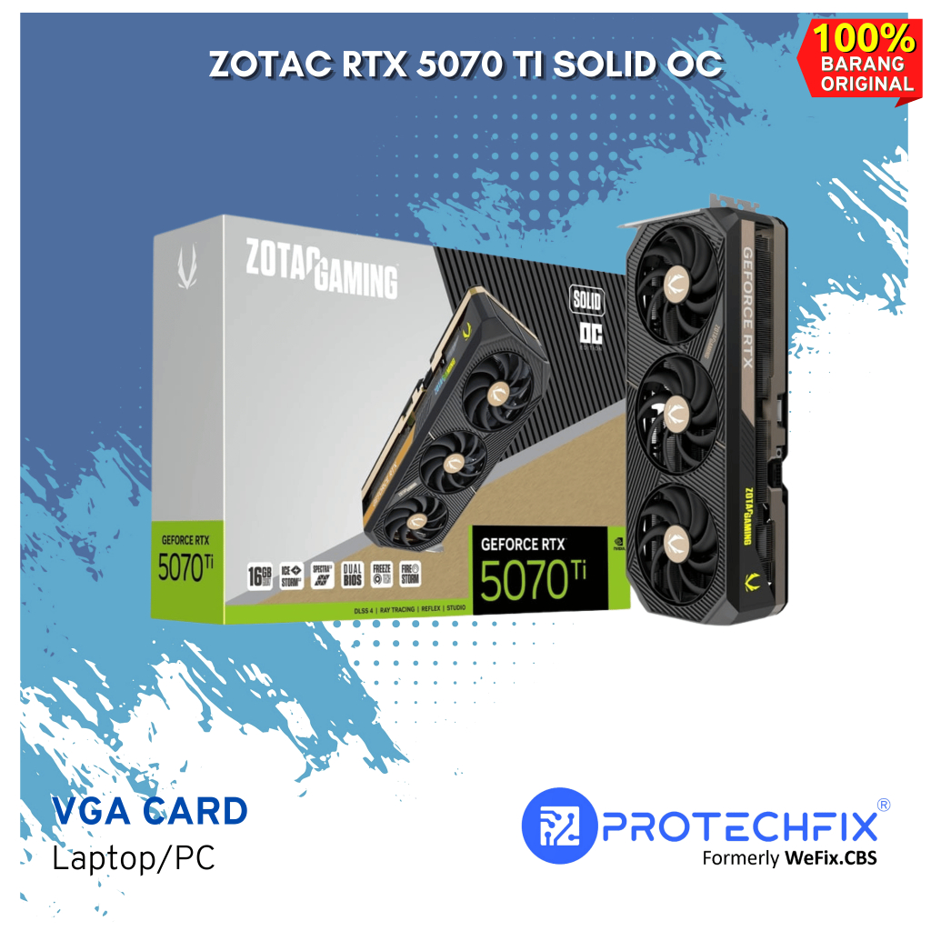 VGA CARD Zotac RTX 5070 Ti Solid OC