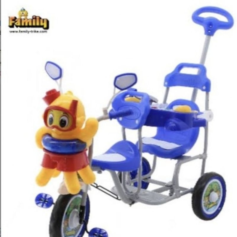 Becak tricycle Family 2 orang