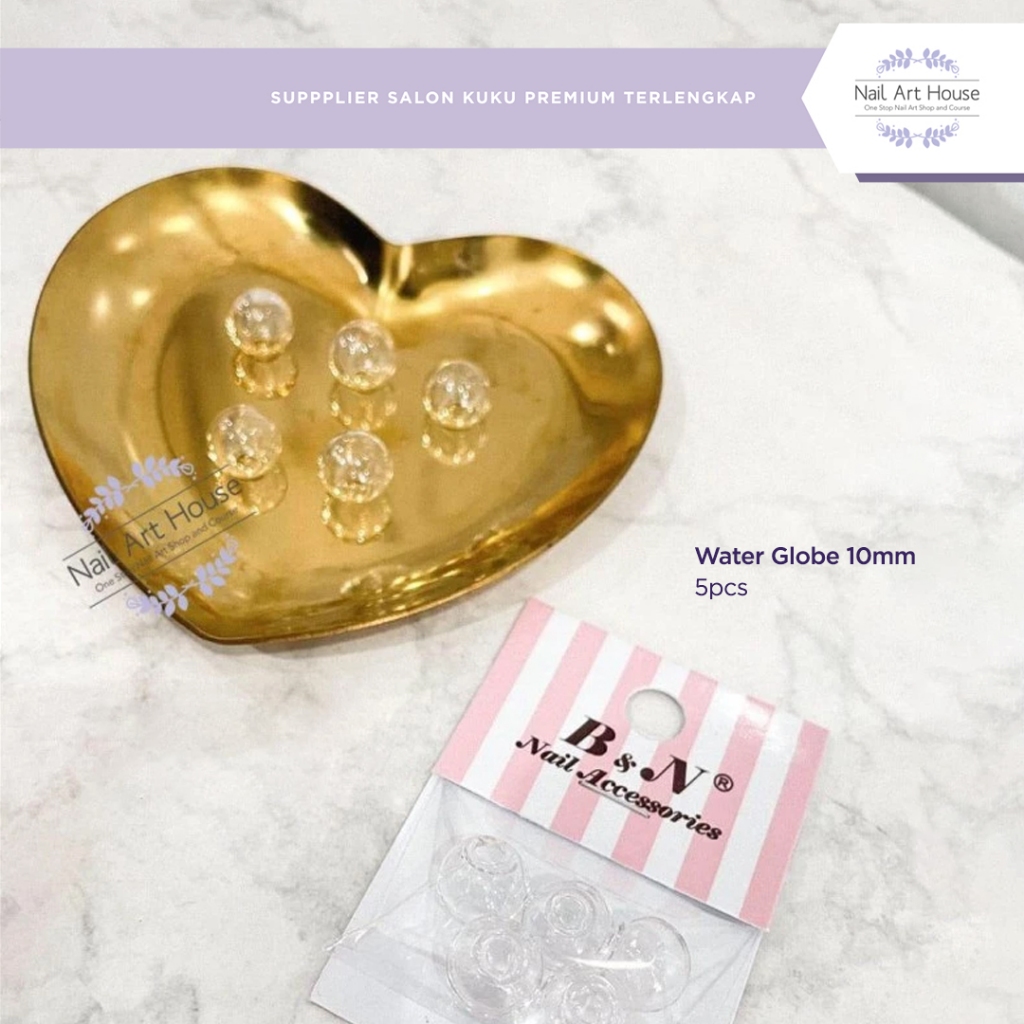 NAIL ART HOUSE Water Globe 10mm/8mm