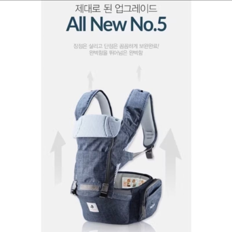 POGNAE NO5 PLUS BEYOND ALL IN ONE DENIM GREY HIPSEAT GENDONGANBAYI