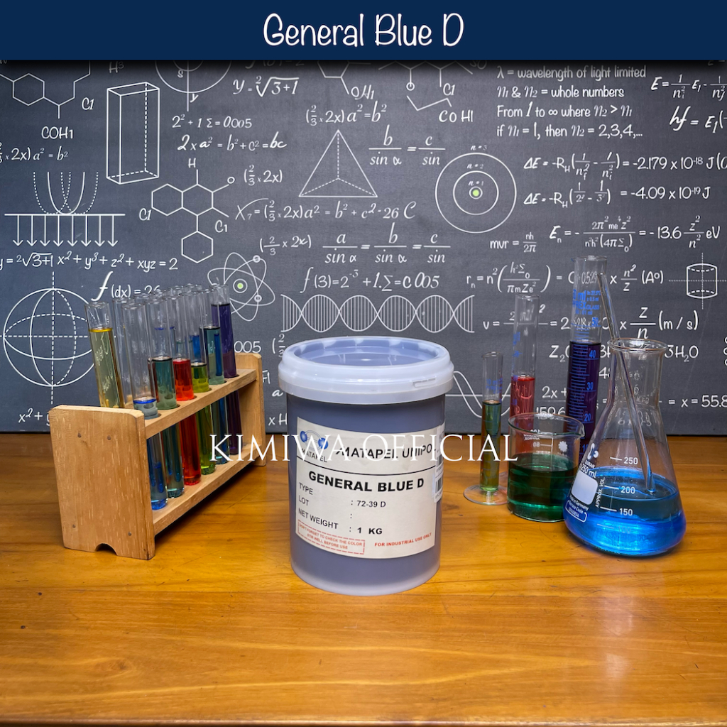 Pigment General Blue D Matapel / Pigmen Resin Matapel / Cat pasta - 1 Kg (ORIGINAL)