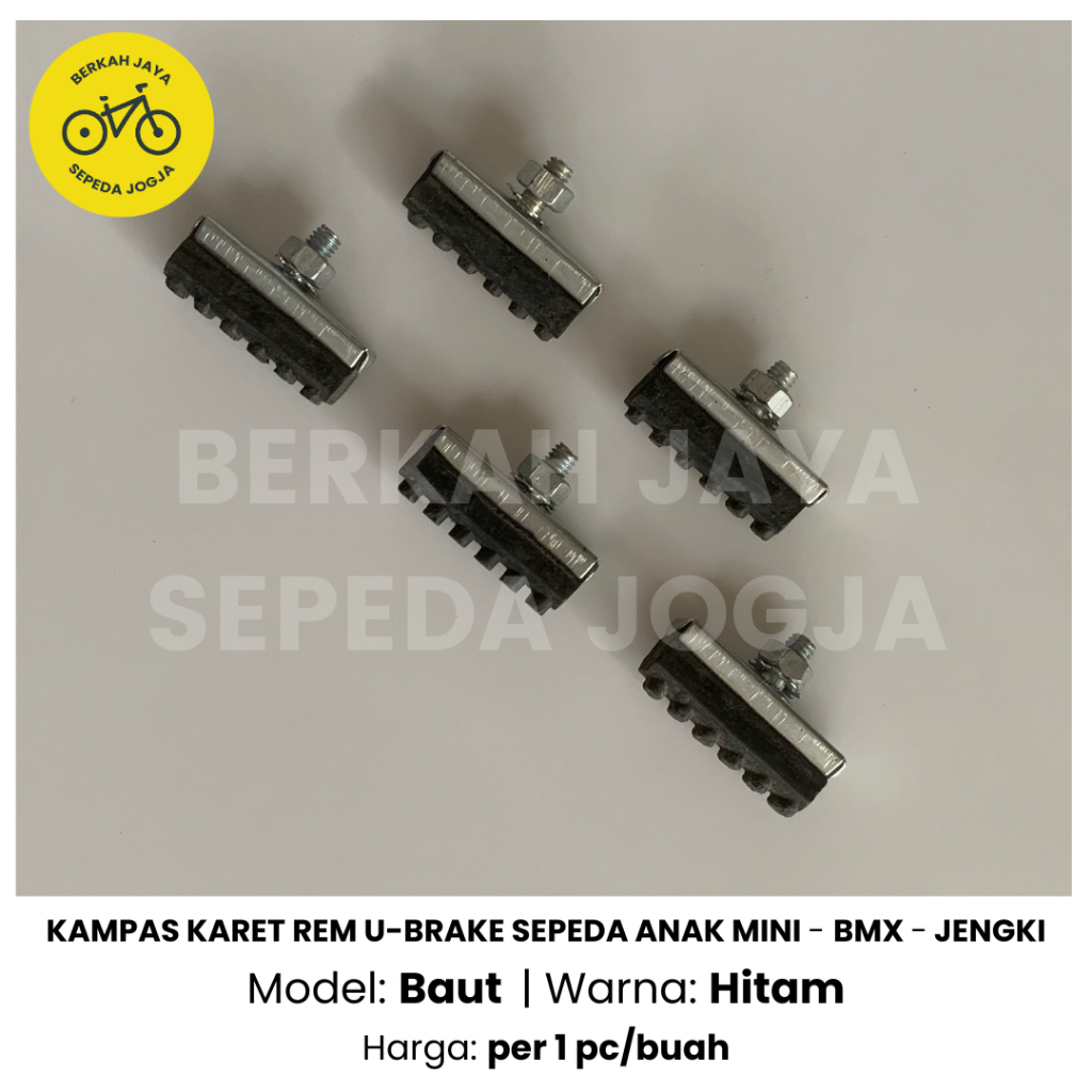 Kampas Karet Rem U-Brake Sepeda BMX Mini CTB Jengki