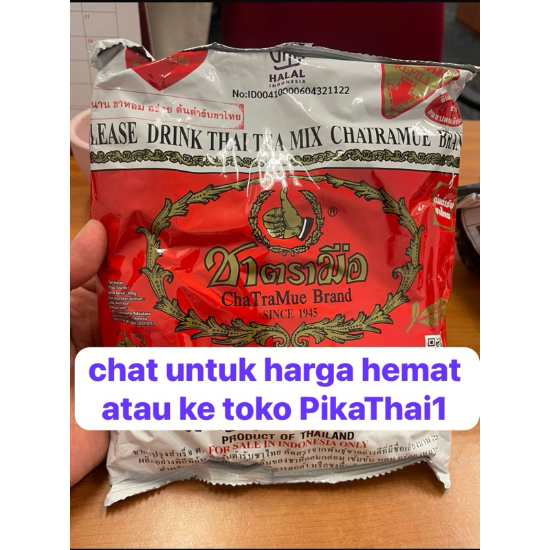 

Merah BPOM Thai Tea Chatramue 400 Gram