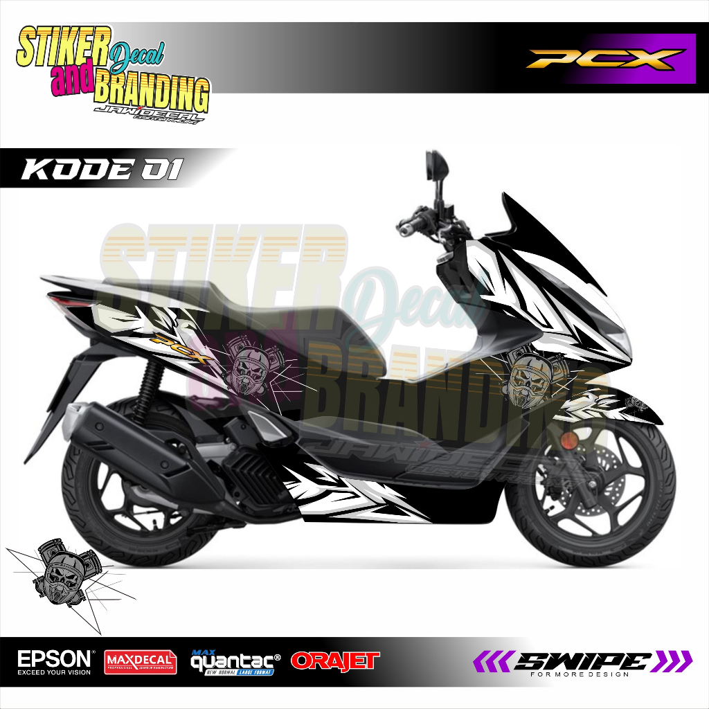 STIKER HONDA PCX 160 TAHUN 2021 DECAL MOTOR FULL BODY