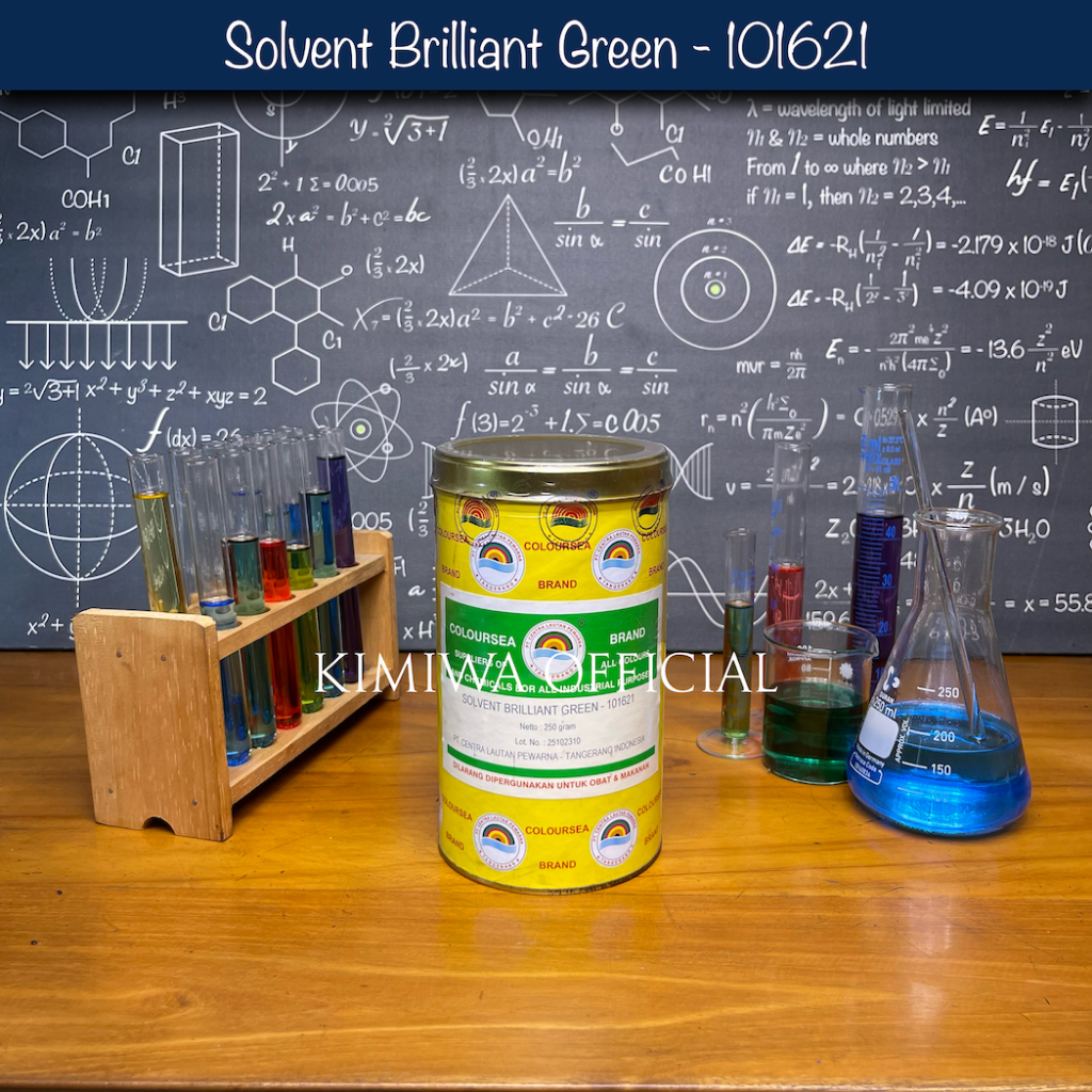 

Solvent Brilliant Green - 101621 / Warna Hijau Minyak / Hijau Oil / Warna Minyak - (ORIGINAL)