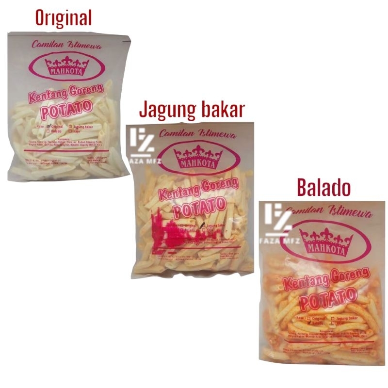 

Keripik potato / camilan kentang goreng potato