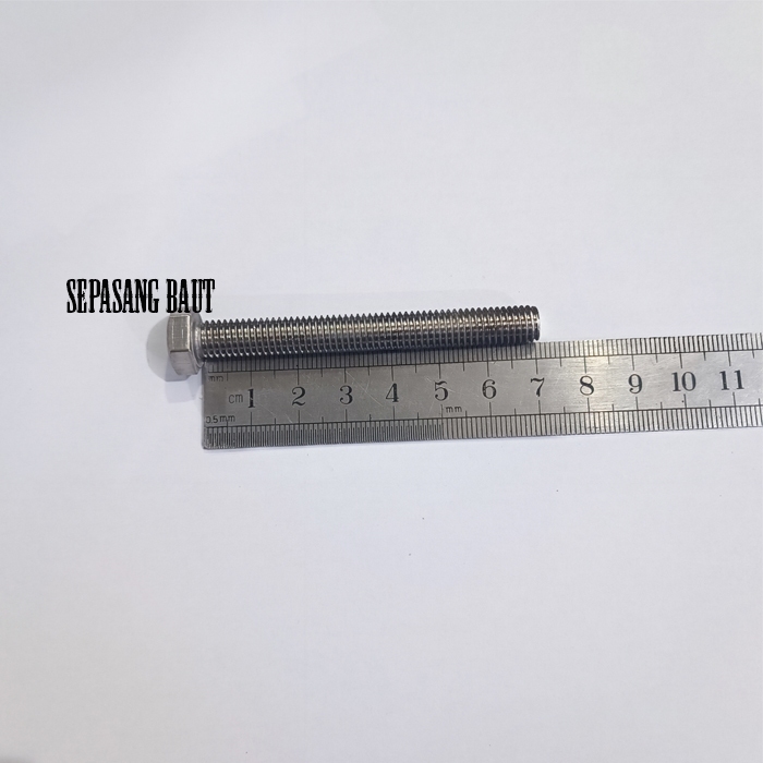 M8 x 70 Baut Hexagon Stainless 304 M8x70